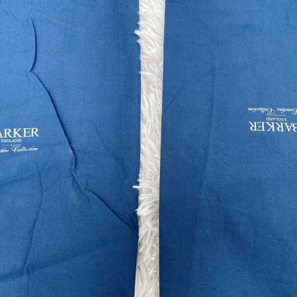 Barker England Creative Collection Dust Bag Blue Cotton Shoe Storage Bag Authent - Picture 2 of 12